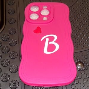 Pink Barbie Silicone IPhone Case 15Pro